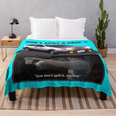 New Collection Initial D Takumi Fujiwara Vintage Throw Blanket