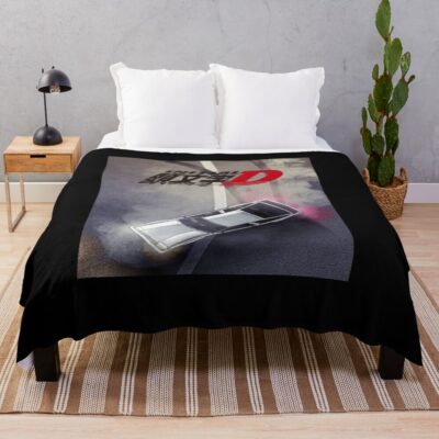New Design Initial D Colorfull Throw Blanket
