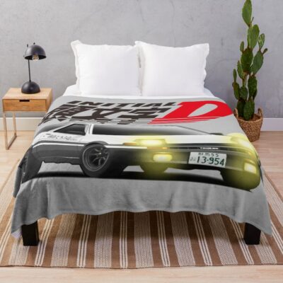 Hot Anime Initial D Graphics Throw Blanket