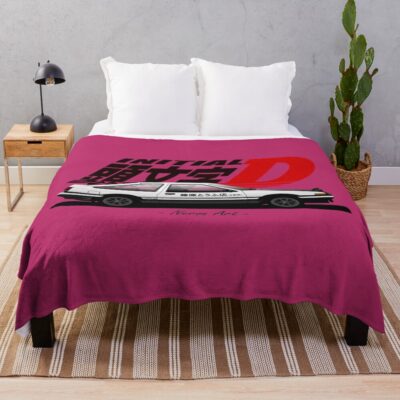 New Collection Ae 86 Initial D Bassic Throw Blanket