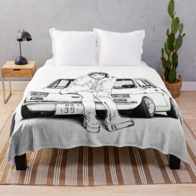 Hot Anime Initial P Natsuki Mogi Maluch Throw Blanket