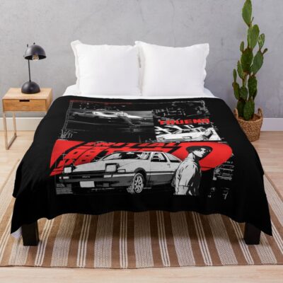 Hot Design Anime Initial D Vintage Throw Blanket