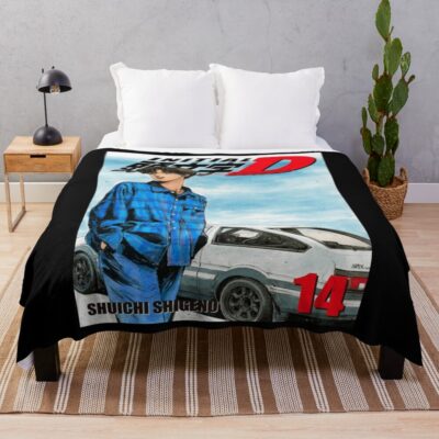 Hot Manga Initial D Takumi Fujiwara Throw Blanket