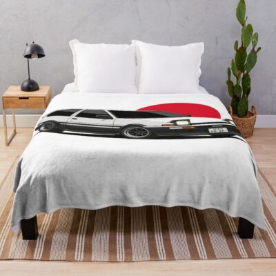 Hot Design Initial D Trueno Ae86 Bassic Throw Blanket
