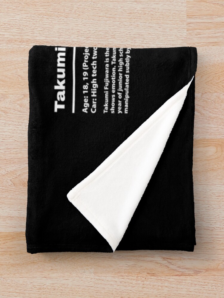 New Design Initial D Takumi Colorfull Throw Blanket - Image 2