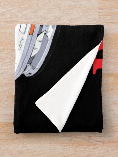 Alternative view of Akagi Redsuns Ryosuke Takahashi Initial D Throw Blanket
