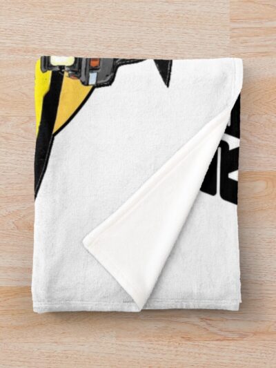 Alternative view of Initial D Running In The 90s Manga Throw Blanket
