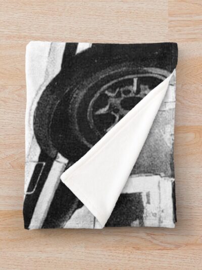Alternative view of Initial D Takumi Manga Ae86 Vintage Design Throw Blanket