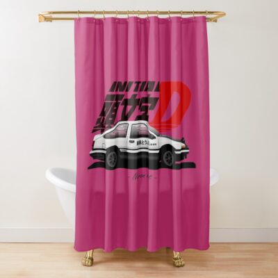 New Collection Ae 86 Initial D Bassic Shower Curtain