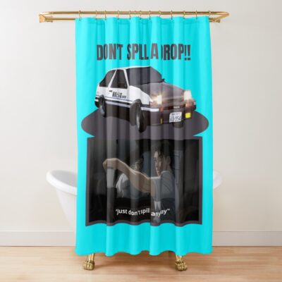 New Collection Initial D Takumi Fujiwara Vintage Shower Curtain