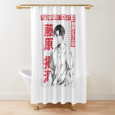 Anime Initial D Takumi Fujiwara Basic Shower Curtain