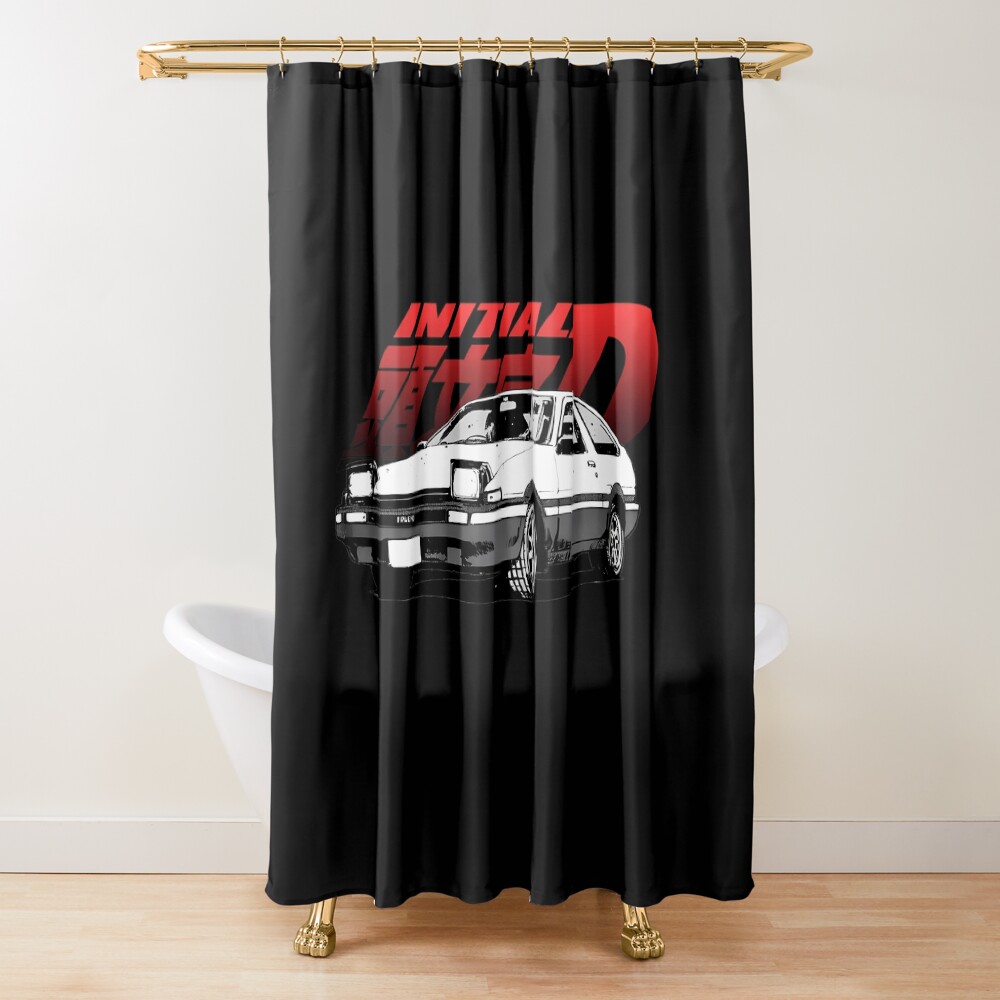 Best Selling Initial D Manga Ae86 Shower Curtain