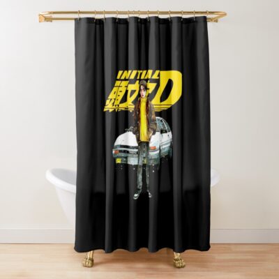 New Collection Takumi Fujiwara Initial D Anime Shower Curtain