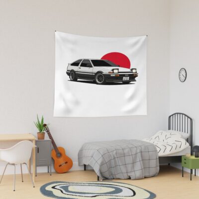 Hot Design Initial D Trueno Ae86 Bassic Tapestry