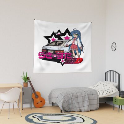 Lucky Star Konata Intitial D Tapestry