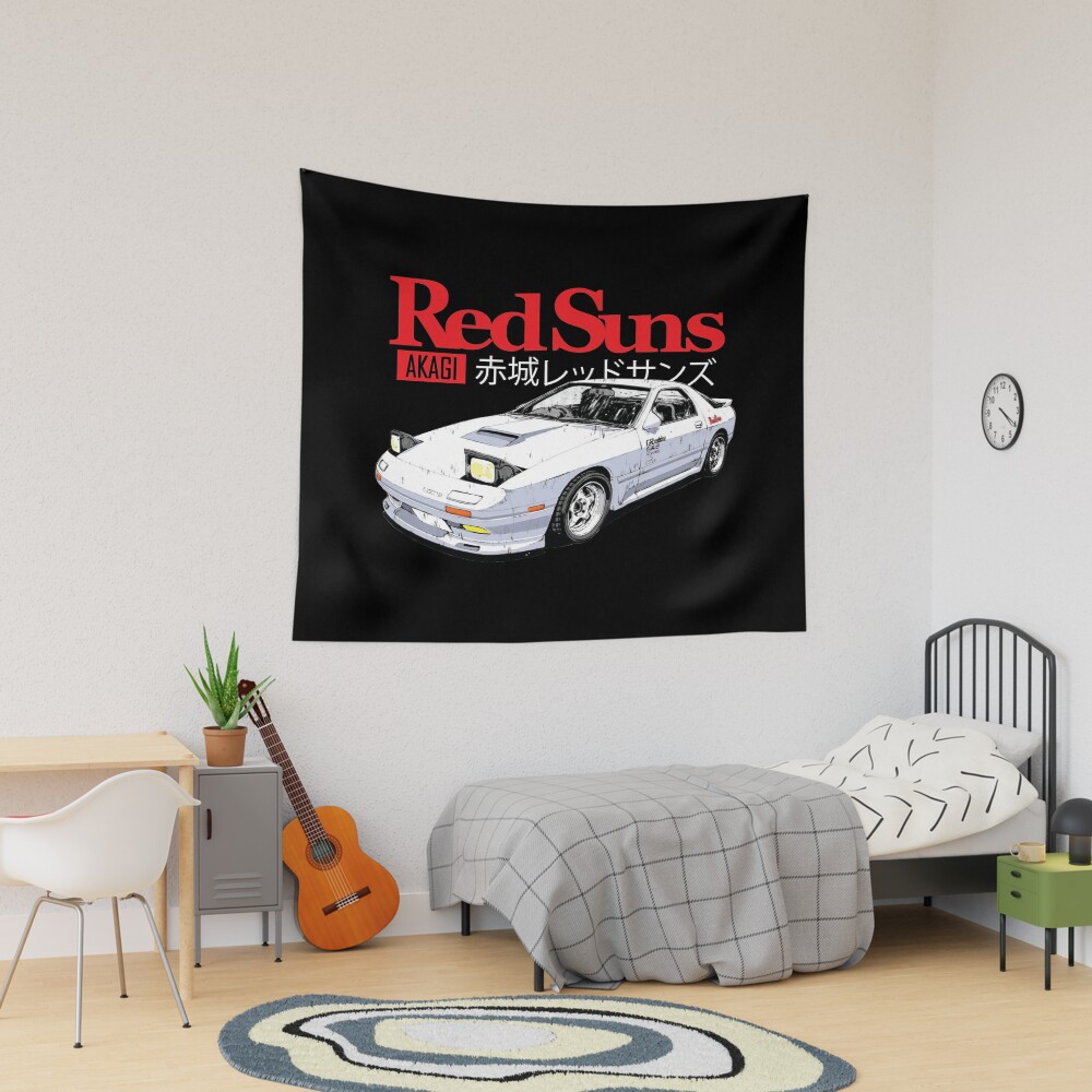 Akagi Redsuns Ryosuke Takahashi Initial D Tapestry