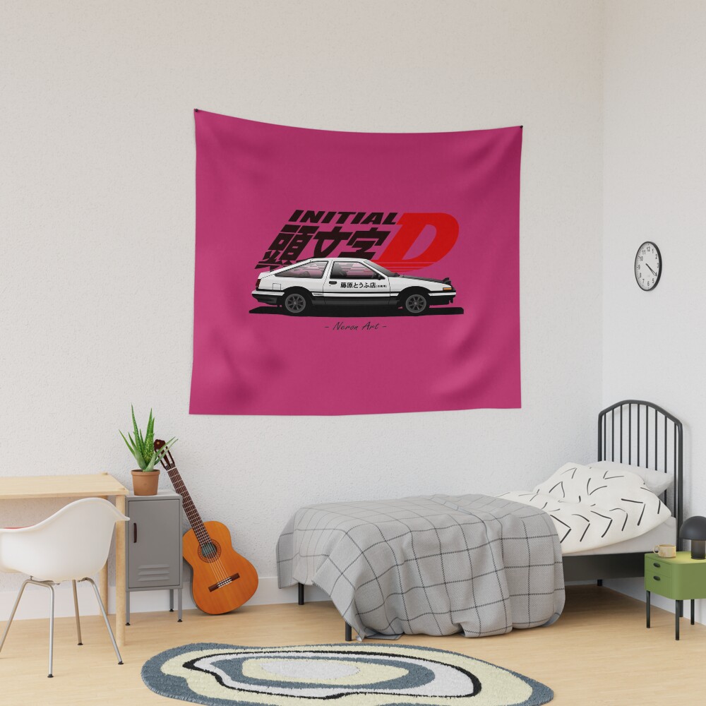 New Collection Ae 86 Initial D Bassic Tapestry