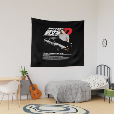New Design Initial D Takumi Colorfull Tapestry