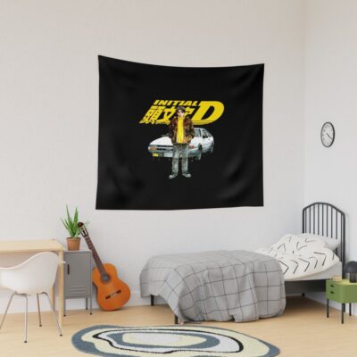 New Collection Takumi Fujiwara Initial D Anime Tapestry