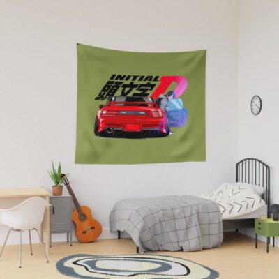 Hot Anime Initial D Vintage Design Tapestry