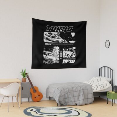 Best Design Initial D Retro Tapestry