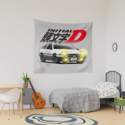 Hot Anime Initial D Graphics Tapestry