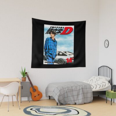 Hot Manga Initial D Takumi Fujiwara Tapestry