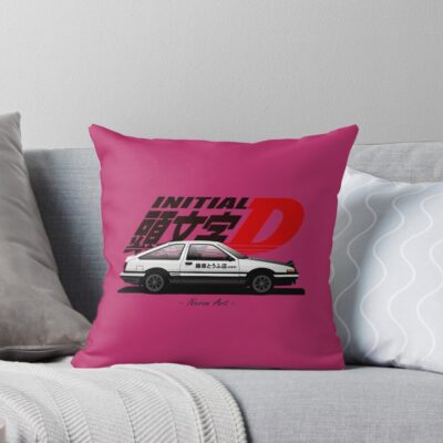 New Collection Ae 86 Initial D Bassic Throw Pillow