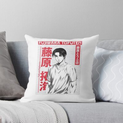Anime Initial D Takumi Fujiwara Basic Throw Pillow