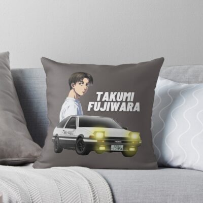 Hot Item Initial D Takumi Fujiwara Ae86 Throw Pillow