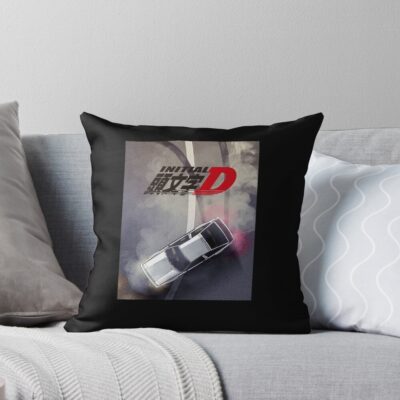 New Design Initial D Colorfull Throw Pillow