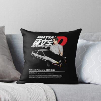 New Design Initial D Takumi Colorfull Throw Pillow