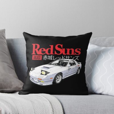 Akagi Redsuns Ryosuke Takahashi Initial D Throw Pillow