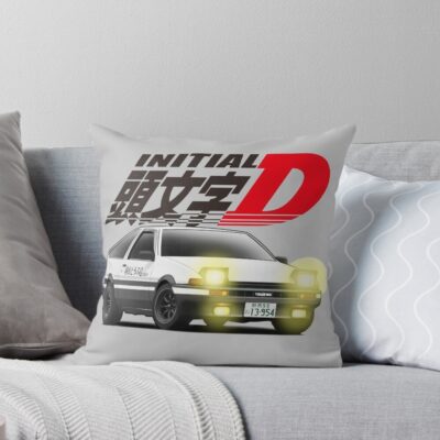 Hot Anime Initial D Graphics Throw Pillow