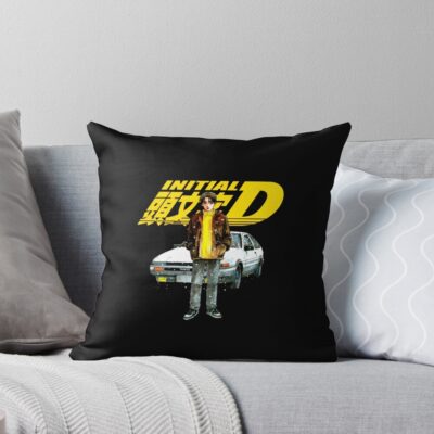 New Collection Takumi Fujiwara Initial D Anime Throw Pillow