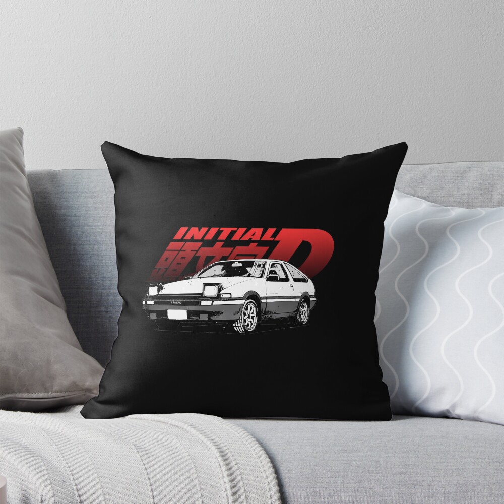 Best Selling Initial D Manga Ae86 Throw Pillow